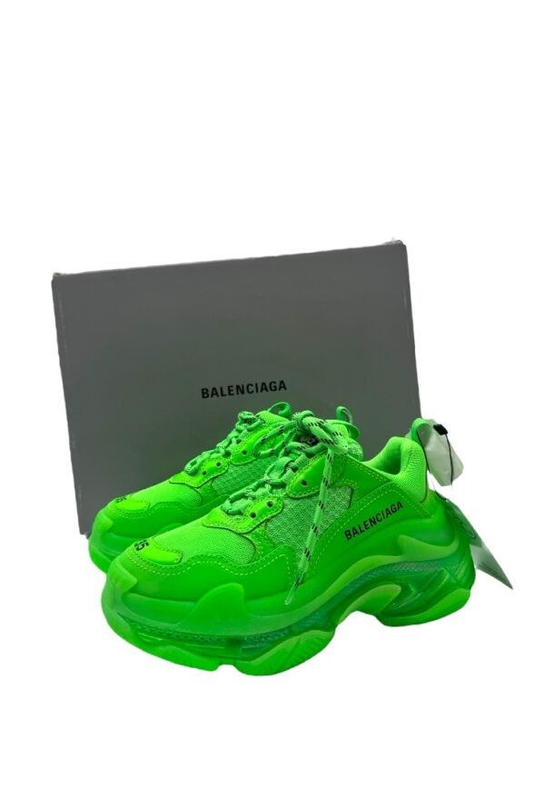 BALENCIAGA - TRIPLE S PLATAFORM NEON